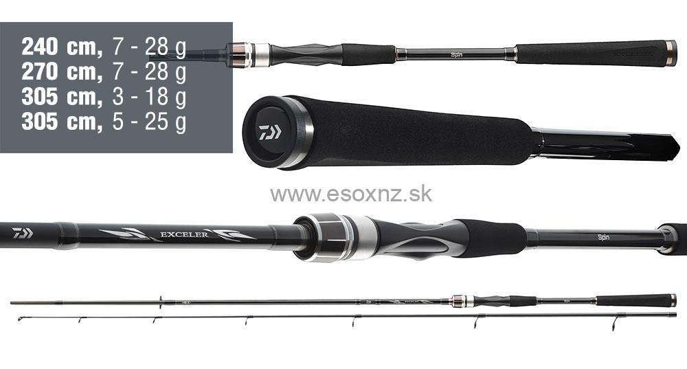 DAIWA EXCELER JIGGERSPIN 2,4m 7-28g