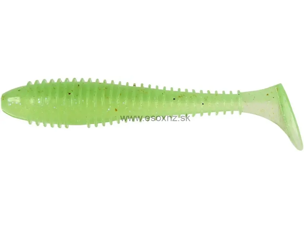 KEITECH Swing Impact Fat 3,8" 9,5cm Electric Chart Shad (6ks)
