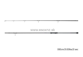 DELPHIN CORSA BLACK CARP SiC 330cm/3,0lbs/2 diely